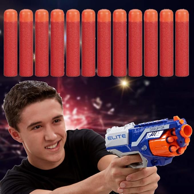 Mega Dart Refill Pack 9.5CM Compatible with Nerf Mega Guns, Mega Pack Refill Bullets for N-Strike Mega Series Guns