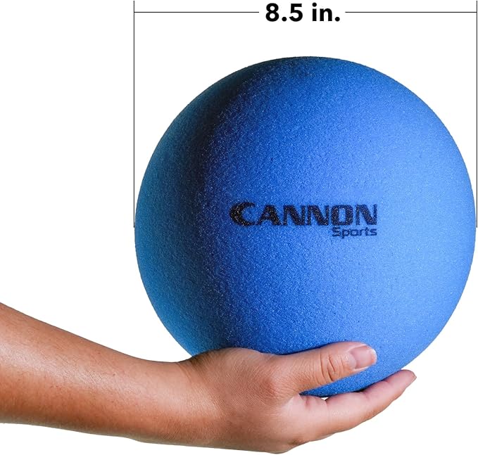 Cannon Sports Soft Foam Ball – Uncoated Medium Density Ball - Lightweight, Safe Play, Indoor/Outdoor Fun - Great for Volleyball, Basketball, Soccer, Dodgeball, and More