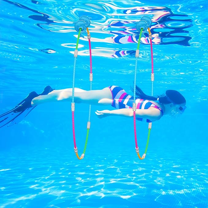 Pool Toys for Kids, 2-Pack Underwater Sports Swim Thru Rings for Kid, Ideal Pool Games Swiming Rings Toy for Boys/Girls Aged 5, 6, 7, 8, 9, 10, 11,12
