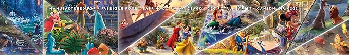 Buffalo Games – Thomas Kinkade Disney Collage Jigsaw Puzzle, 2000 Piece Puzzle for Adults, Disney Art Collection