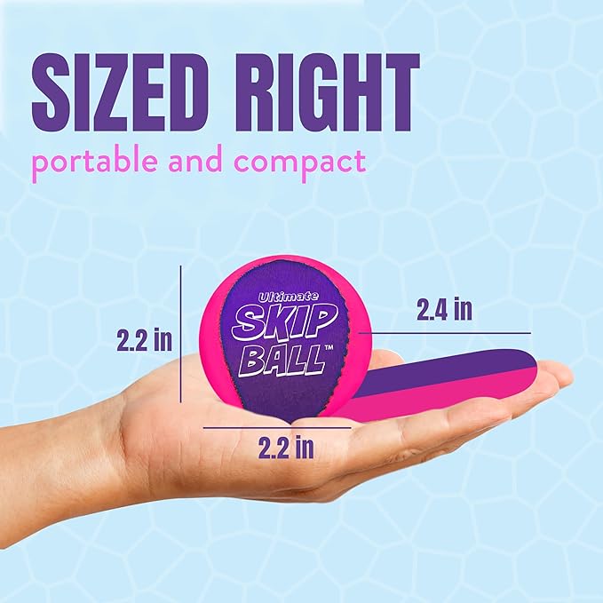 Activ Life The Ultimate Water Skip Balls, Water Bouncing Ball for Swimming Pool, Beach Toys for Friends, Family, Kids and Adults
