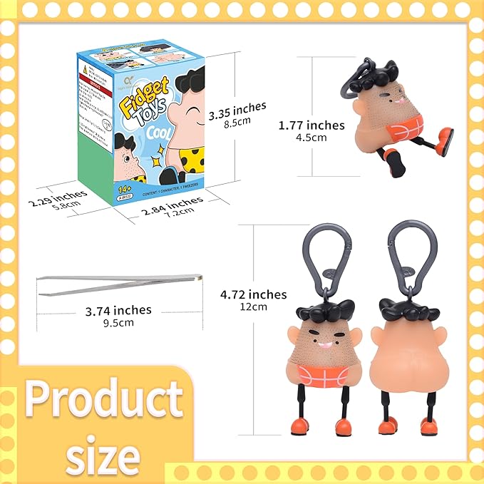 JumpJump Skin Picking Fidget Toys Trichotillomania Anxiety Blackhead Fidget Toys for Skin Pickers ADHD OCD Anxiety Relief,Perfect for 14+ Ages Relieving Stress Christmas Birthday Party Gifts
