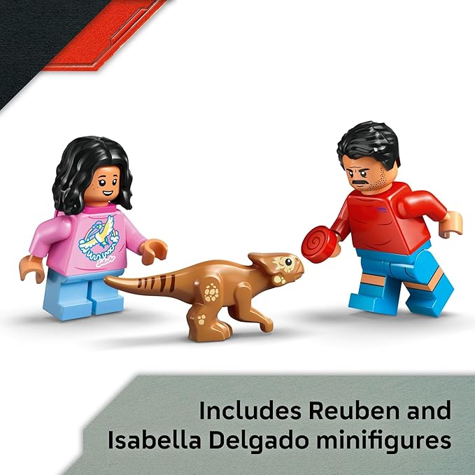 LEGO Jurassic World Raptor Off-Road Escape Dinosaur Toy - Building Playset with Dinosaur Action Figures, Jurassic World Toy for Boys & Girls, Ages 6+ - Gift Idea for Birthdays - 76972