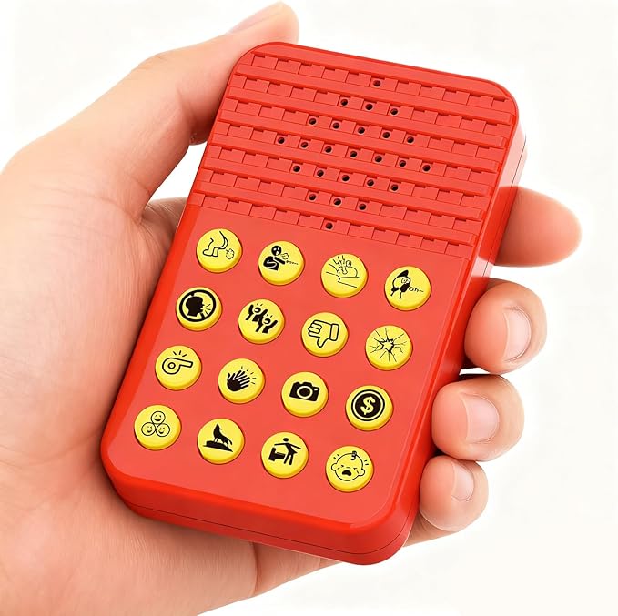GEERAY Sound Effects Machine, 16 Hilarious Sounds, Include Fart, Applause, Laughter and More, Pocket Sized Funny Noise Maker Toys for Boys Ages 8-13, Cool Gadgets Gag Gifts for Kids Teens Boys Girls