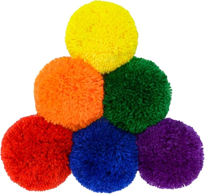 12-Pack Soft Fleece Balls: Large 4'',Kids Playground Balls Handballs Dodgeball Kickball Kids Sports Games for Indoor Outdoor Games