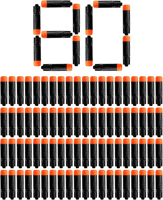 80-Dart Refill Pack for Nerf Ultra Blasters, Black