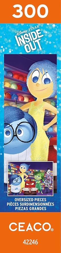 Ceaco - Disney - Pixar - Inside Out Characters - 300 Oversized Piece Jigsaw Puzzle