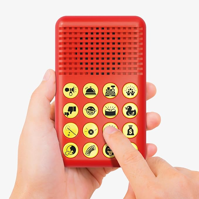 KNUCKLHEAD Sound Effects Machine - Easter Basket Stuffers - 16 Hilarious Sounds - Boys Prank Gifts for Kids- 6 7 8 9 10 Year Old Boy Gifts - Fun Boys Toys Age 8-13 - Cool Gadgets for Teens Easter Gift
