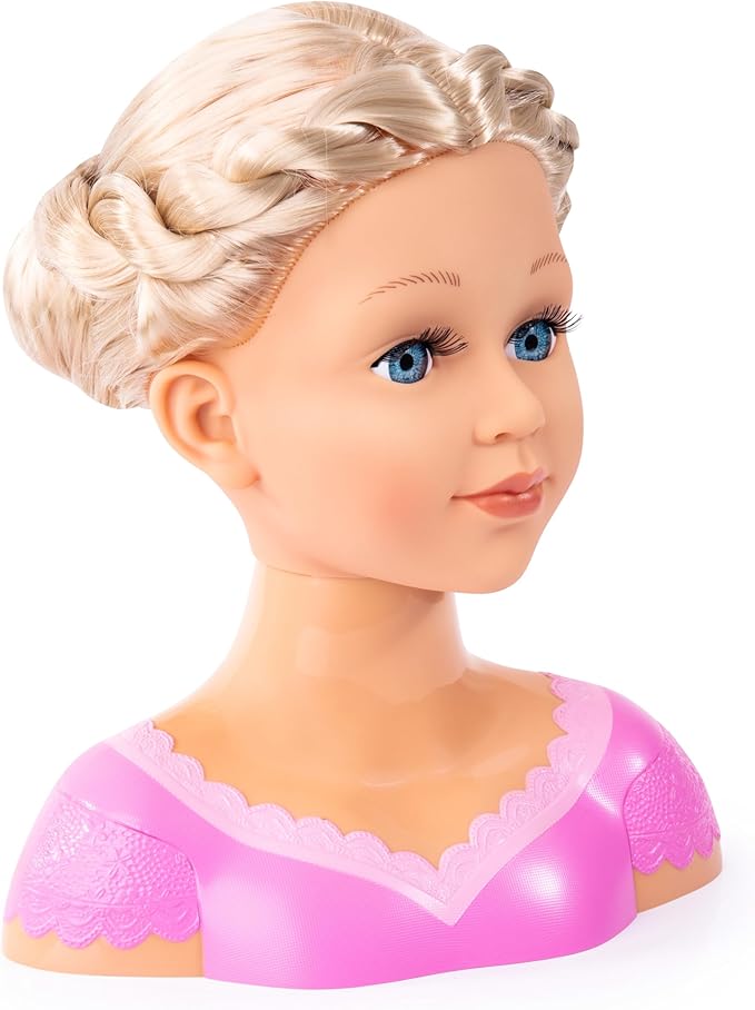 Bayer Design Charlene Super Model Blonde Styling Head with Makeup