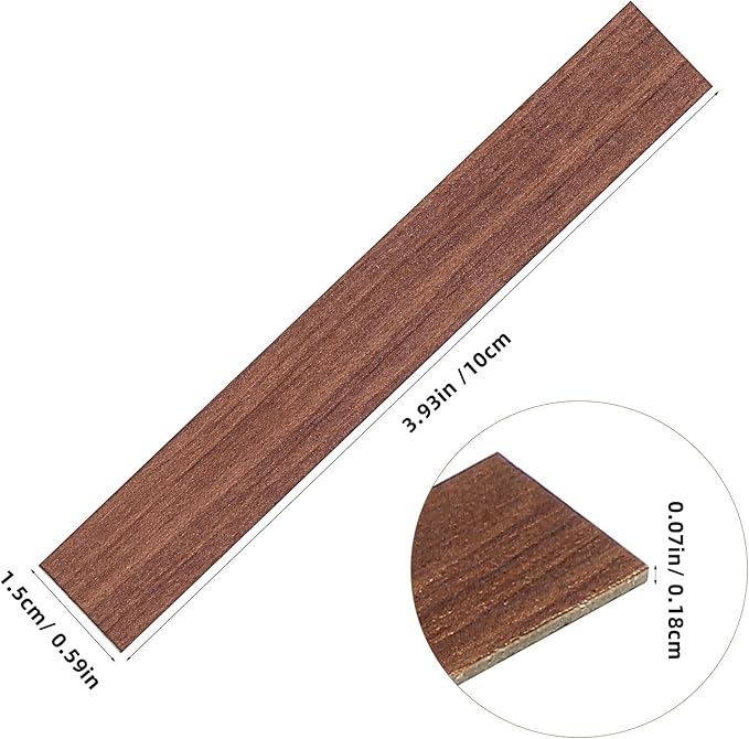 TOYANDONA 40pcs Miniature Dollhouse Flooring, Mini Dollhouse Floor Boards Self Adhesive Dollhouse Wood Flooring Peel and Stick for Dollhouse Accessories (Cherry Brown)