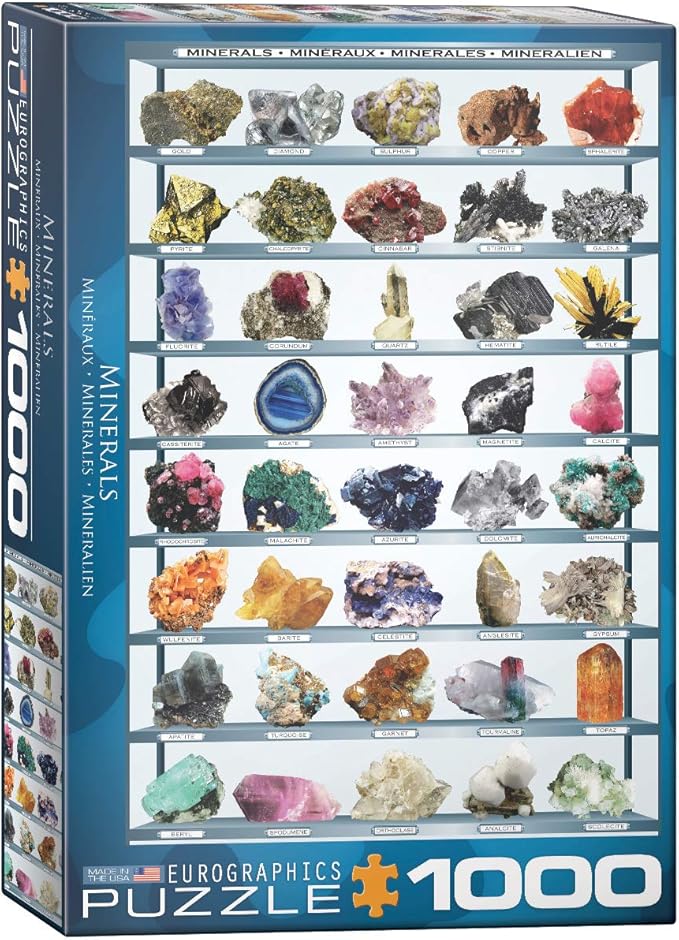 EuroGraphics Minerals of The World 1000 Piece Puzzle (6000-2008)