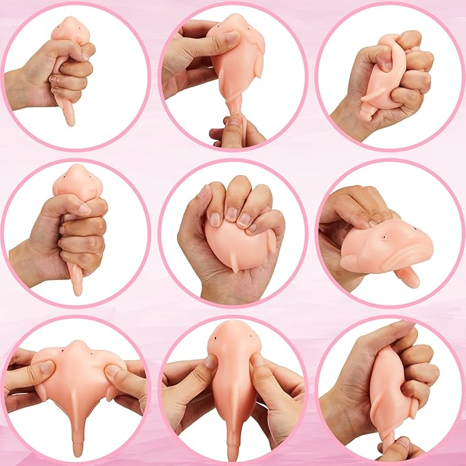 Wettarn Blobfish Stress Relief Toys Blobfish Weird Sensory Toys for Teens Adults Pinata Fillers Christmas Goodie Bag Stuffers Birthday Party Favor