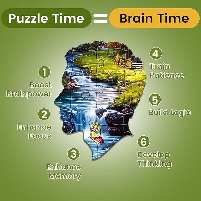 500 Piece Puzzle for Adult,World in Bottle Nature's Dream Puzzle for Adults Seniors,Recycled Paper Unique Funny Cool Jigsaw Puzzle,Challenging Family Game Gifts for Friends Men Women Seniors,20.5*15In