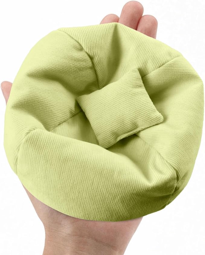 Doll Car Seat Compatible with Labubu, Handmade Bean Bag Chair for 5.9-6.7 inch Doll, Anti-Slip Bottom, Cute Doll Accessories for Display, Fans&Collectors Gifts, Durable Corduroy Fabric (Light Green)