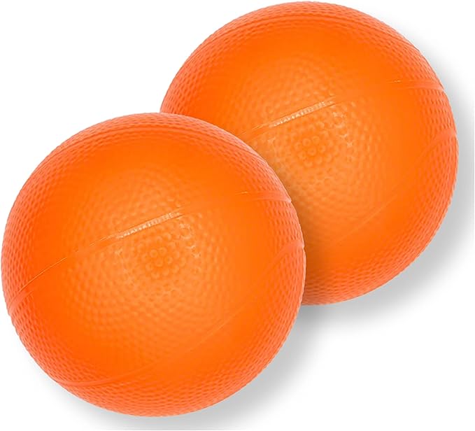 Kids Replacement Basketball | Compatible with Little Tikes Easy Score | Fits Standard Mini Basketball Hoop | Indoor & Outdoor | 6” Diameter | Perfect for Toddlers & Little Kids (2 Ball Pack)
