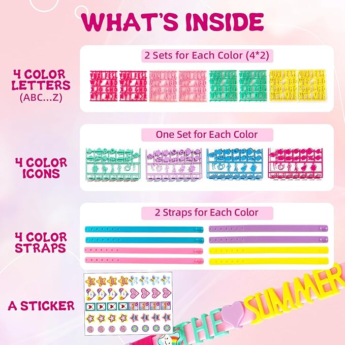 Friendship Bracelet Making Kit for Girls, Birthday Gifts Art & Craft Kits for Kids, DIY Jewelry Making Kit, Girls Present for Ages 5-12, Toys for Age 5, 6, 7, 8, 9, 10, 11, 12 Years Old