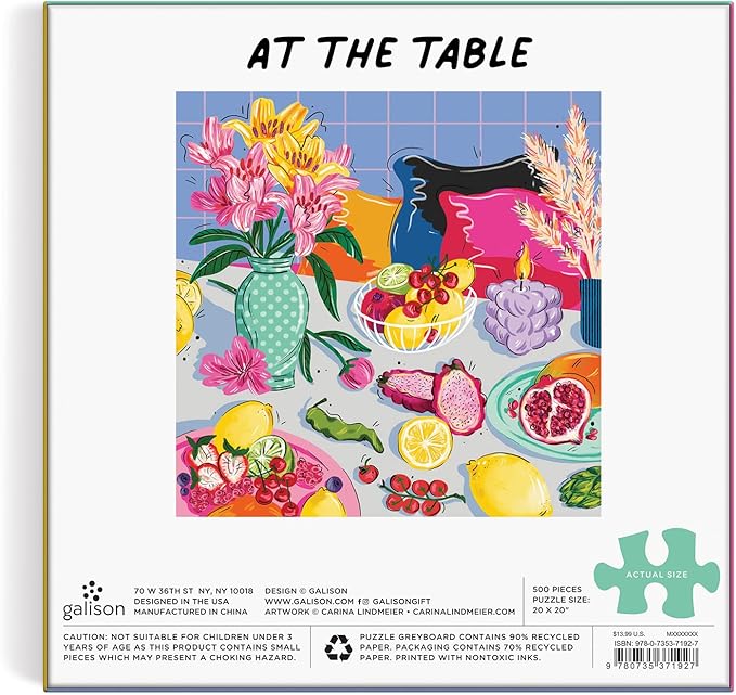 At the Table 500 Piece Puzzle