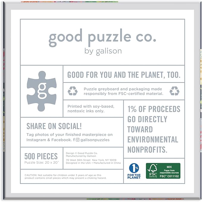 Good Puzzle Co. Cats and Flowers