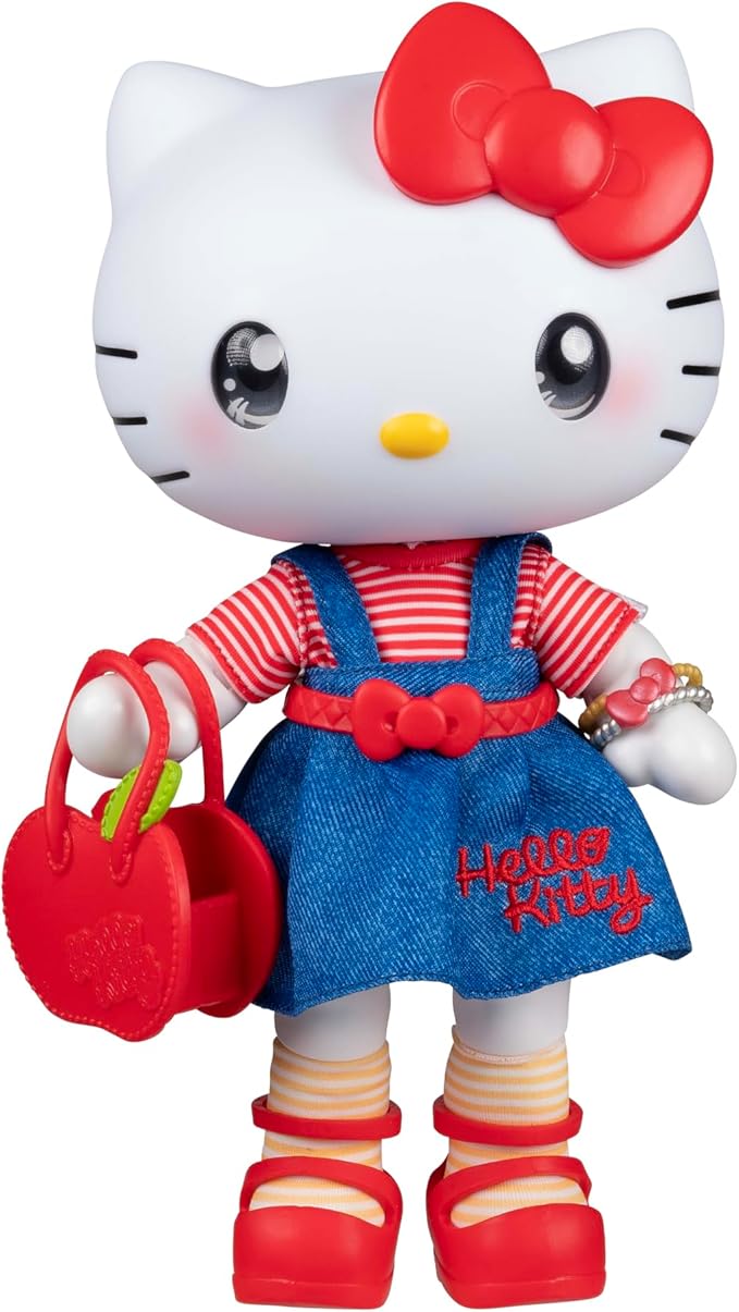Hello Kitty® and Friends Premier 8-Inch Articulated Figure - Classic Hello Kitty® Series 1 Poseable Doll - Officially Licensed Sanrio Product - 6+