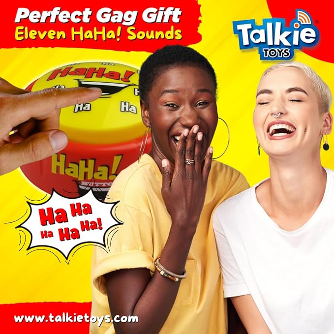 Talkie Toys Products Ha Ha Button - Play 11 Funny Ha Ha Sounds