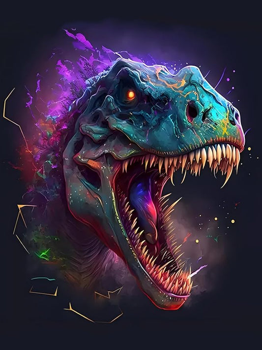 1000 Pieces Jigsaw Puzzle for Adults,Dinosaur Illustration Wood Jigsaw Puzzle,Brain Challenge Educational Game Relaxation Family Activity Pastime Entertainment Activity Decorative Puzzle