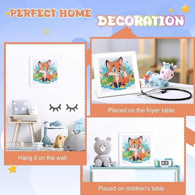 Diamond Art Kits with Wooden Frame - Arts and Crafts - Dimond Art Painting by Numbers - GEM Art for Beginners Adult Home Wall Decor