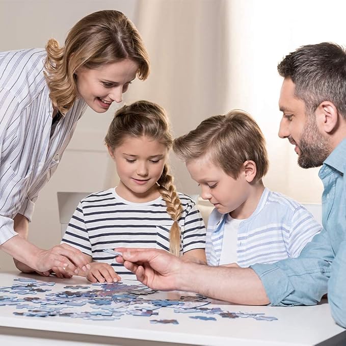 MaxRenard Game 1000 Pieces Jigsaw Puzzle For Adult Fine Art Collection Toy -The Starry Night- Homewall Decoration Christmas Gifts Happy New Year