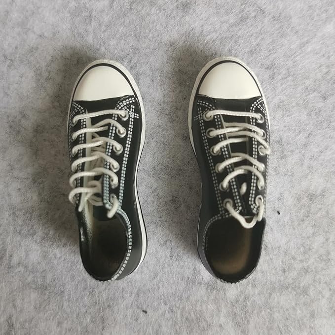 1:6 Scale Figure Shoes Sneakers Shoe for 1/6 12 inch Female Action Figure Phicen TBLeague (Black)