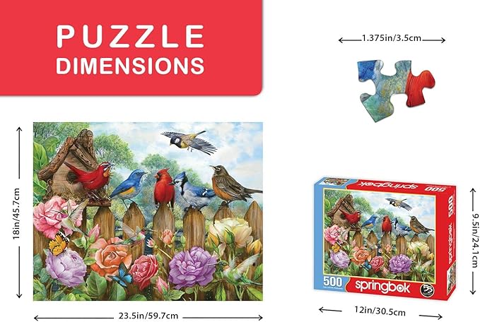 Springbok's 500 Piece Jigsaw Puzzle Morning Serenade - Made in USA