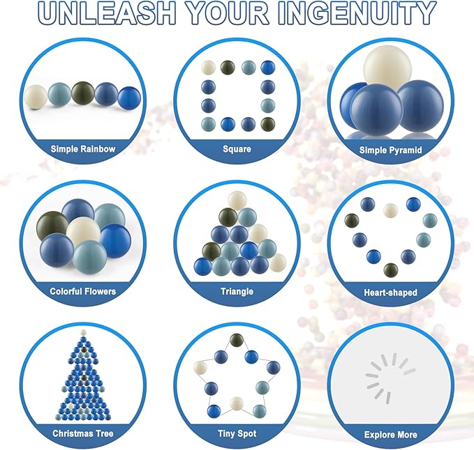 Clear Ball Pit Balls - Crush Proof Plastic Toy Balls for Boys and Girls
