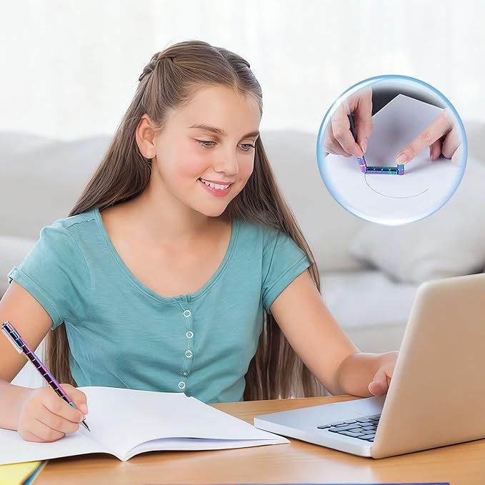 Magnetic Fidget Pen Teen Gifts - Valentines Day Gifts Easter Basket Stuffers For 13 14 15 16 17 18 Year Old Boys Girls,Cool Gadget Things Gel Pens Stress Relief Fidget Toy Office Desk Accessories