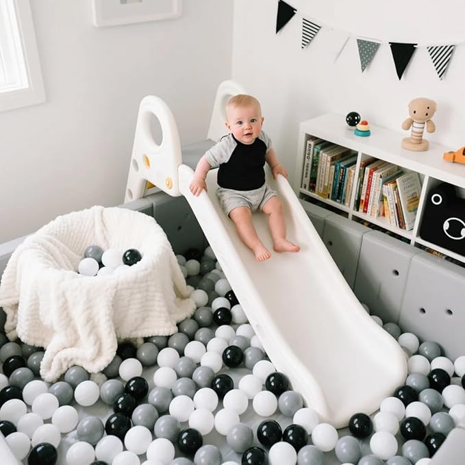 STARBOLO Ball Pit Balls for Toddlers Pack of 100 200 500 - BPA&Phthalate Free Non-Toxic Crush Proof Soft Plastic Balls for 1-5Years Old Toddlers Girl Kids Birthday Pool Playpen Tent Party