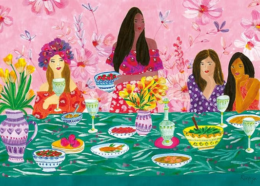 Wonder Forge Ladies' Brunch 1000 Piece Jigsaw Puzzle for Adults | Unique, Perfectly-Fitting Pieces | Fun, Vibrant Imagery | Amazon Exclusive