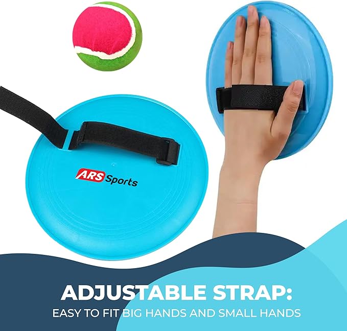 Kids Toys Toss and Catch Ball Game Set, Classic Outdoor Games with 4 Paddles 4 Balls and 1 Storage Bag, Beach Games, Yard Games, Kids Birthday Gift for 3 4 5 6 7 8 9 10 Year Old Boys Girls