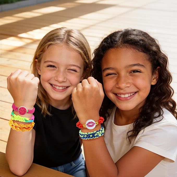 GILI Bracelet Making Kit - Arts and Crafts for Girls Age 8-12 - Friendship Bracelet Maker Toys - Best Christmas Birthday Gifts Ideas for Girls 7 8 9 10 11 Years Old
