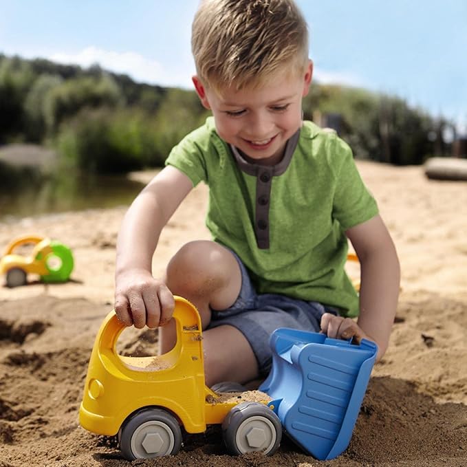 HABA Dump Truck Beach Toys for Toddlers, Construction Toys & Beach Essentials for Kids 18 Months+