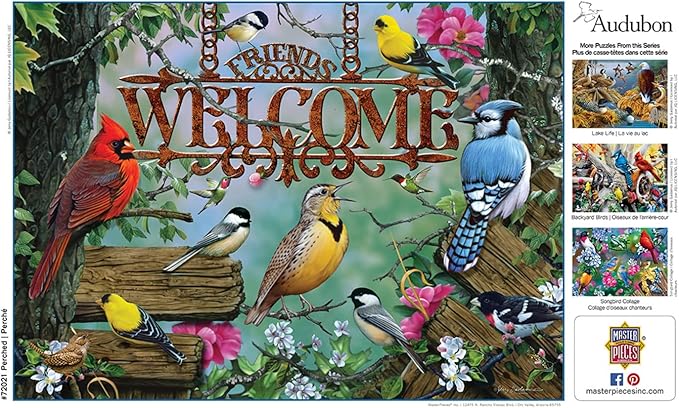 MasterPieces 1000 Piece Jigsaw Puzzle for Adults, Family, Or Youth - Perched - 19.25"x26.75"