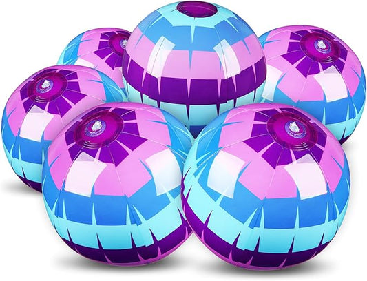 12 Pack Video Game Themed Beach Ball for Kids 7.87" Bulk for Summer Pool and Beach Game Gifts Pinata Gaming Birthday Party Supplies and End of The Year Class Party Decorations Favor