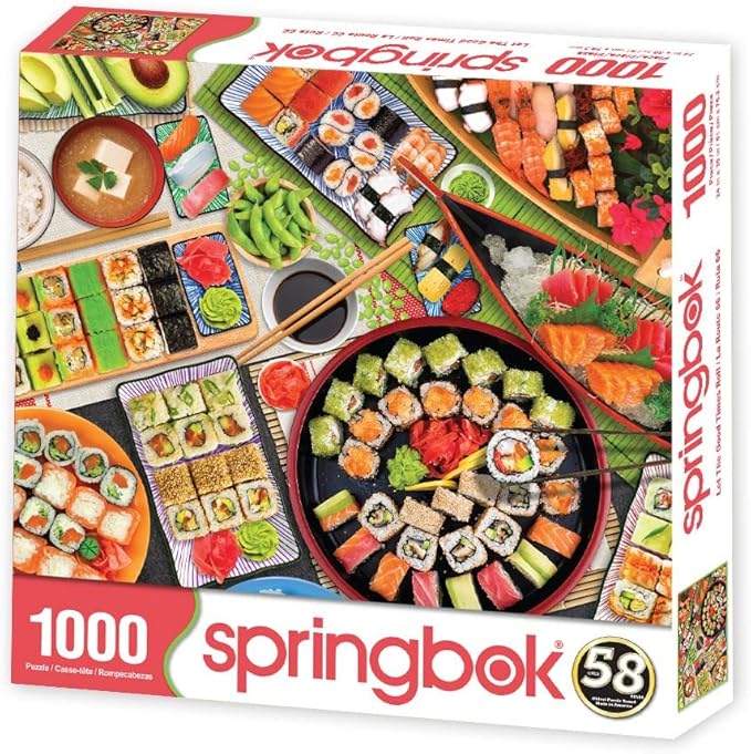 Springbok's 1000 Piece Jigsaw Puzzle Let The Good Times Roll - Made in USA