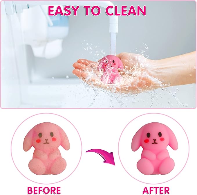 100 Pcs Kawaii Squishies Party Favors for Kids 4-8-12, Mochi Squishy Toys Treasure Box Toys for Classroom Prizes,Stress Relief Fidget Toys Birthday Gift for Boys Girls Goodie Bag Pinata Stuffers