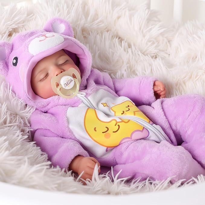BABESIDE Lifelike Reborn Baby Dolls, 20 Inch Realistic Newborn Baby Doll with Poseable Body, Real Life Baby Dolls with Accessories Gifts for Kids Age 3+ & Collection