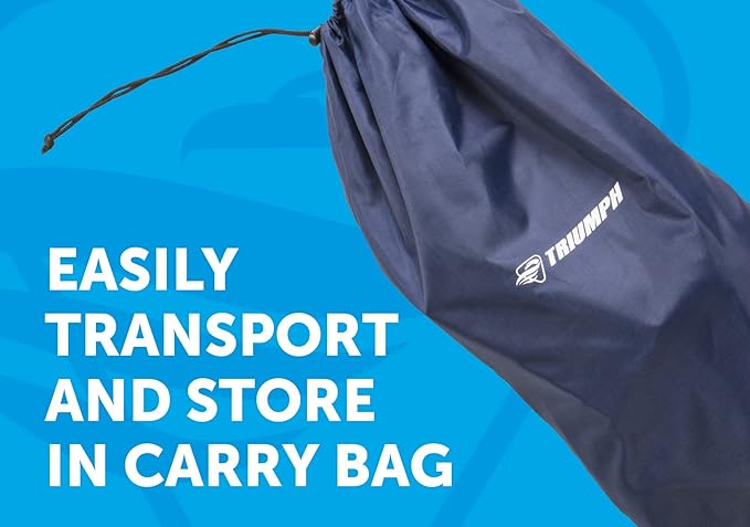 Triumph Sports Triumph Rallyball - Includes Net Target, Two 3.5" Balls, One 5" Ball, Inflating Pump and Carry Bag