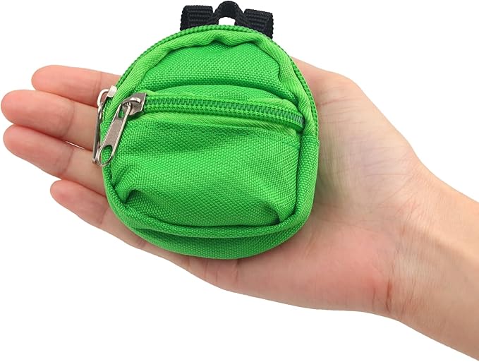 UNICORN ELEMENT 6pcs Doll Backpacks, Mini Zipper School Bags for Dolls, Cute Doll Bags School Supplies Backpack for Doll Accessories