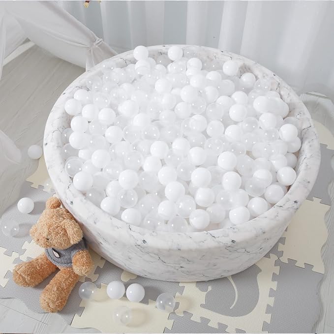 STARBOLO Ball Pit Balls for Toddlers Phthalate Free BPA Free Non-Toxic Crush Proof Play Balls for Toddlers Kids Pool Playhouse Pack of 100 200 500