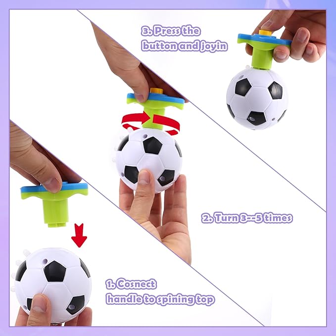 Kids Party Favors Toys, 10 Pcs LED Light Up Spining Tops, Easter Day Gifts Goodie Bag Stuffers Carnival Prizes School Classroom Rewards Treasure Box, Glow in The Dark Party Supplies1