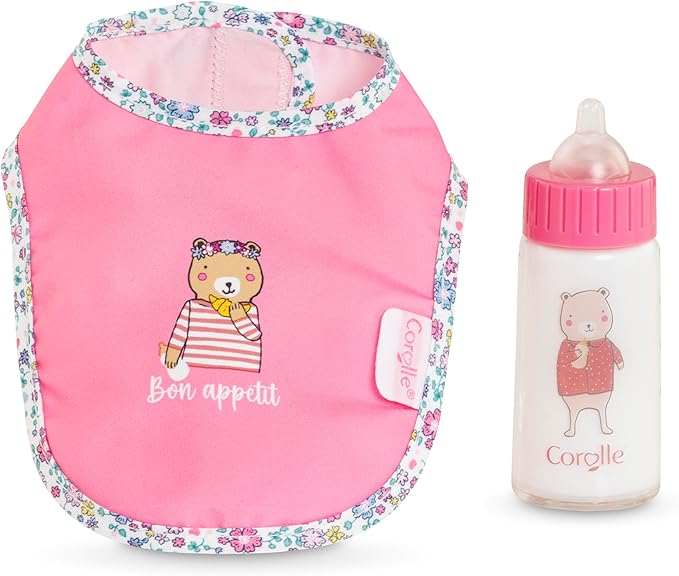 Corolle Magical Baby Bottle with Accessories Interactive Toy for Kids Age 3 and Up Educational Playtime