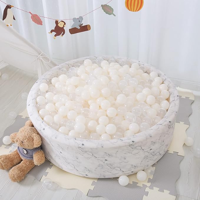 STARBOLO Ball Pit Balls for Toddlers Phthalate Free BPA Free Non-Toxic Crush Proof Play Balls for Toddlers Kids Pool Playhouse Pack of 100 200 500