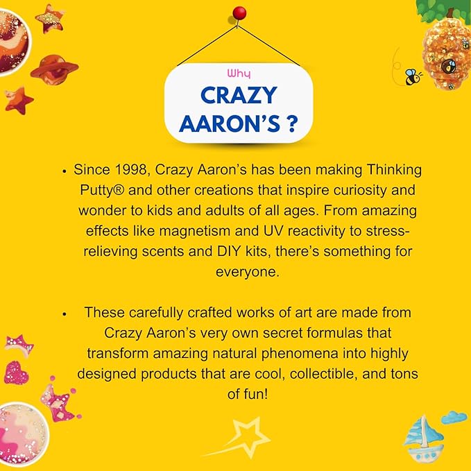 Crazy Aaron's Thinking Putty® - Curious Kitten - Multi-Color Sensory Putty for Kids and Grown ups in a 4" Tin - Creative and Endless Fun, Stress Relief Therapy Toys, Never Dries Out - Made in USA