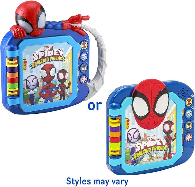 eKids Spidey and His Amazing Friends Book, Toddler Toys with Built-in Preschool Learning Games, Educational Toys for Toddlers