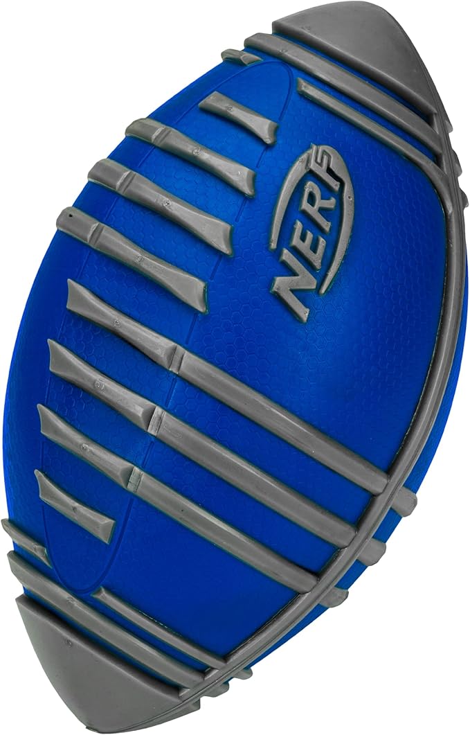 Nerf Weather Blitz Foam Football, All Weather Play, Water-Resistant, Easy to Hold Grips, Indoor & Outdoor Sports Toys for 5 Year Old Kids